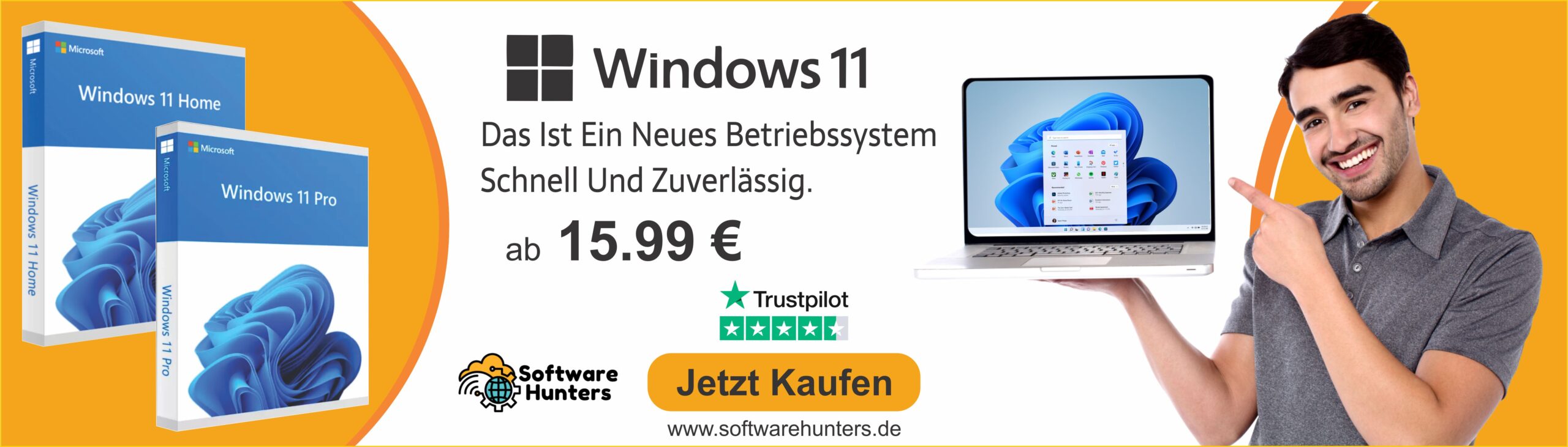 Windows 11 Banner-SoftwareHunters